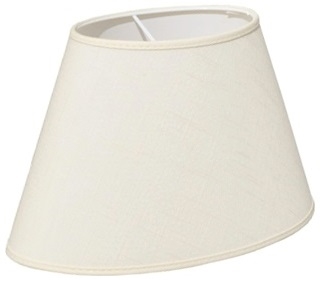 Oval 23x16-26-26x38 T-E27 creme hør